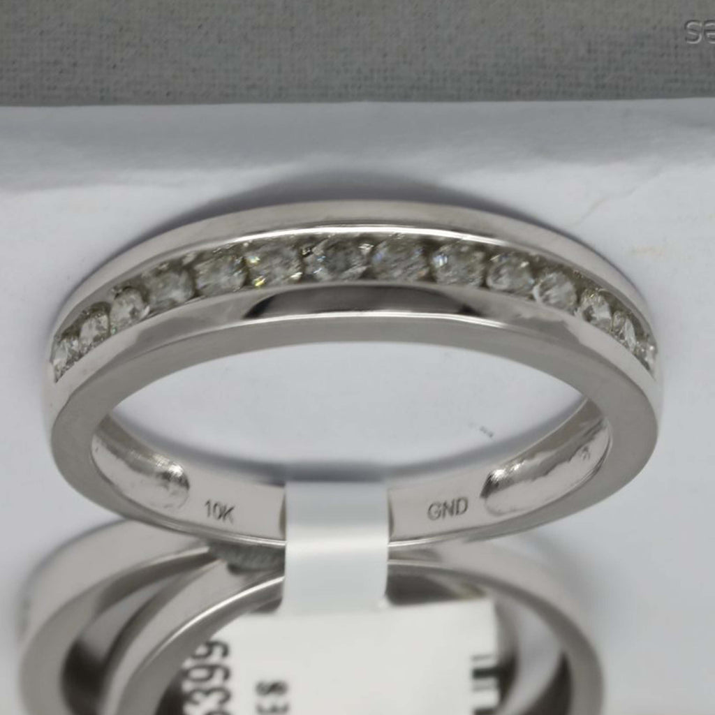 14kt White Gold His Hers Round Diamond Cluster Matching Wedding Set 1-1/2 Cttw