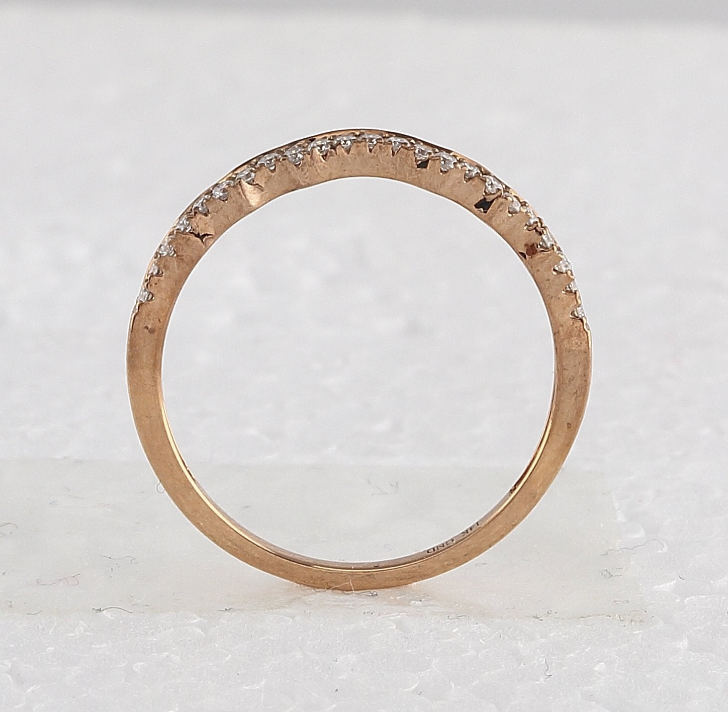 14kt White Gold Womens Round Diamond Graduated Journey Climber Earrings 3/4 Cttw