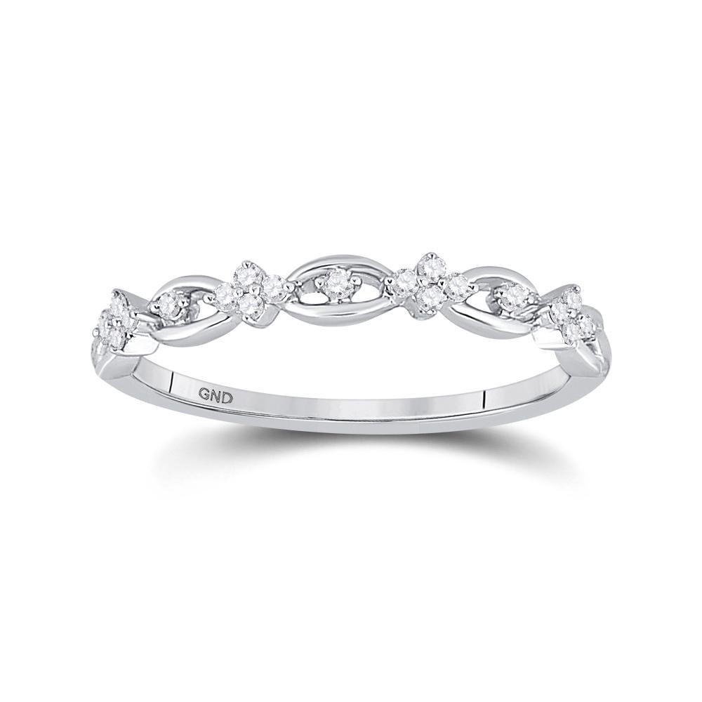 14kt White Gold Oval Diamond Bridal Wedding Ring Band Set 3/4 Cttw