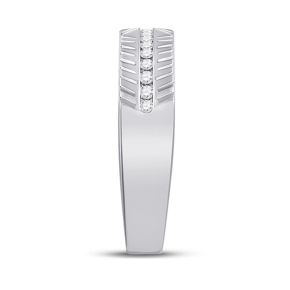 14kt White Gold His Hers Round Diamond Cluster Matching Wedding Set 3/4 Cttw