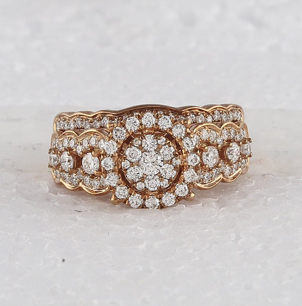 14kt White Gold Womens Round Diamond Graduated Journey Climber Earrings 3/4 Cttw