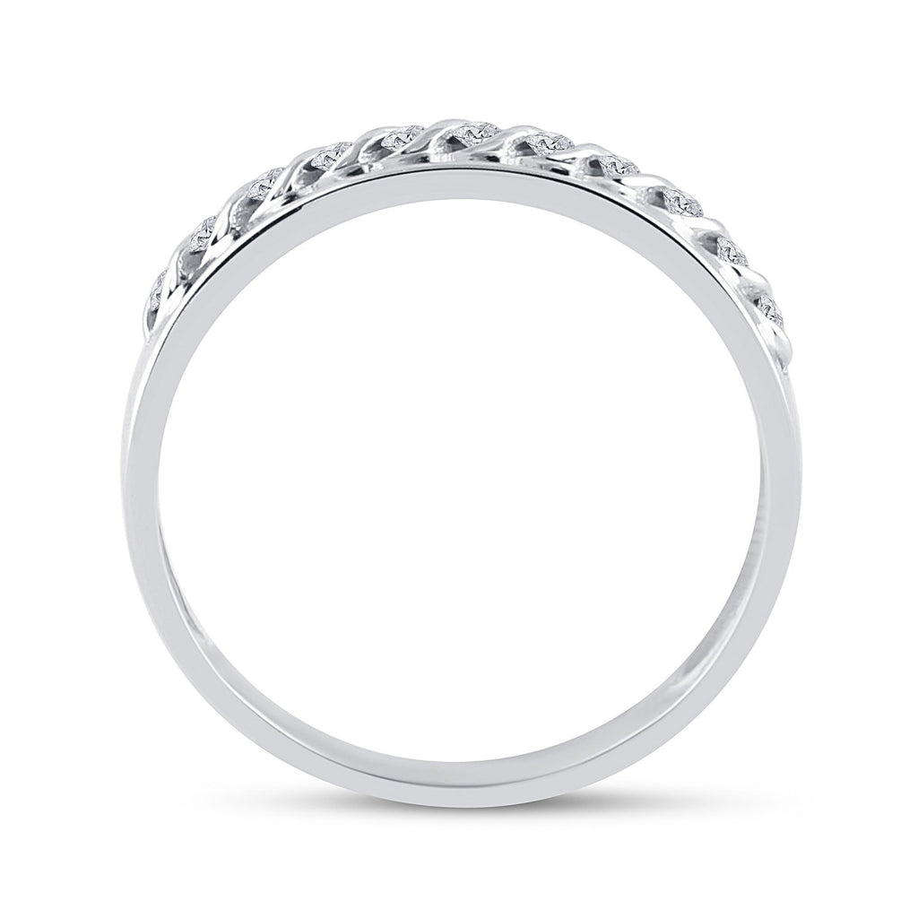 10kt White Gold His Hers Round Diamond Cluster Matching Wedding Set 3/4 Cttw