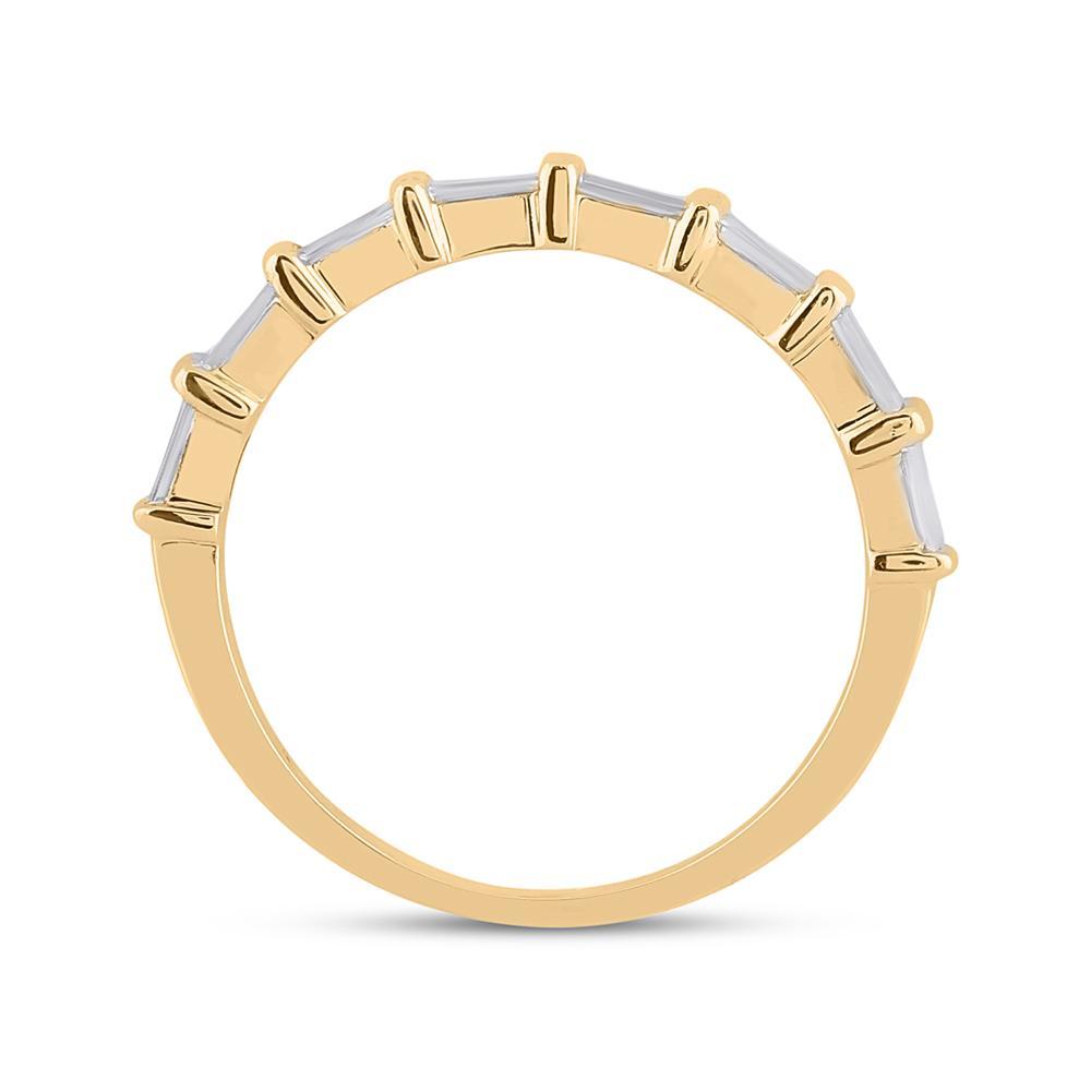 14kt Yellow Gold Round Diamond Bridal Wedding Ring Band Set 1 Cttw