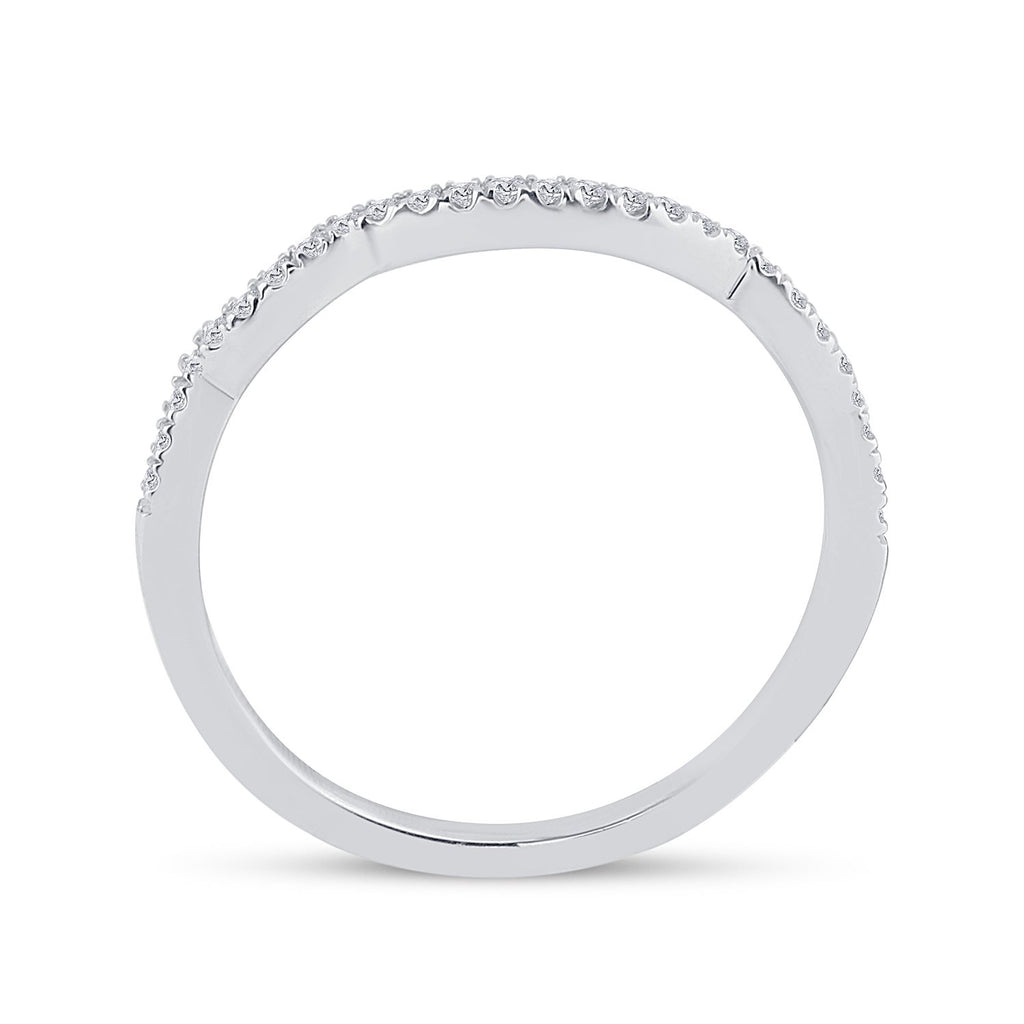 14kt Two-tone Gold Round Diamond Bridal Wedding Ring Band Set 1 Cttw