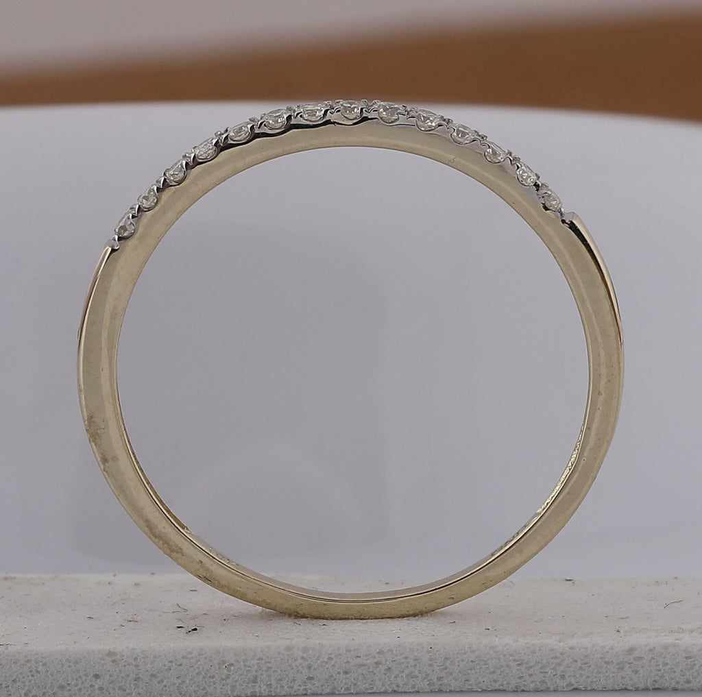 10kt Yellow Gold Round Diamond Bridal Wedding Ring Band Set 1/2 Cttw