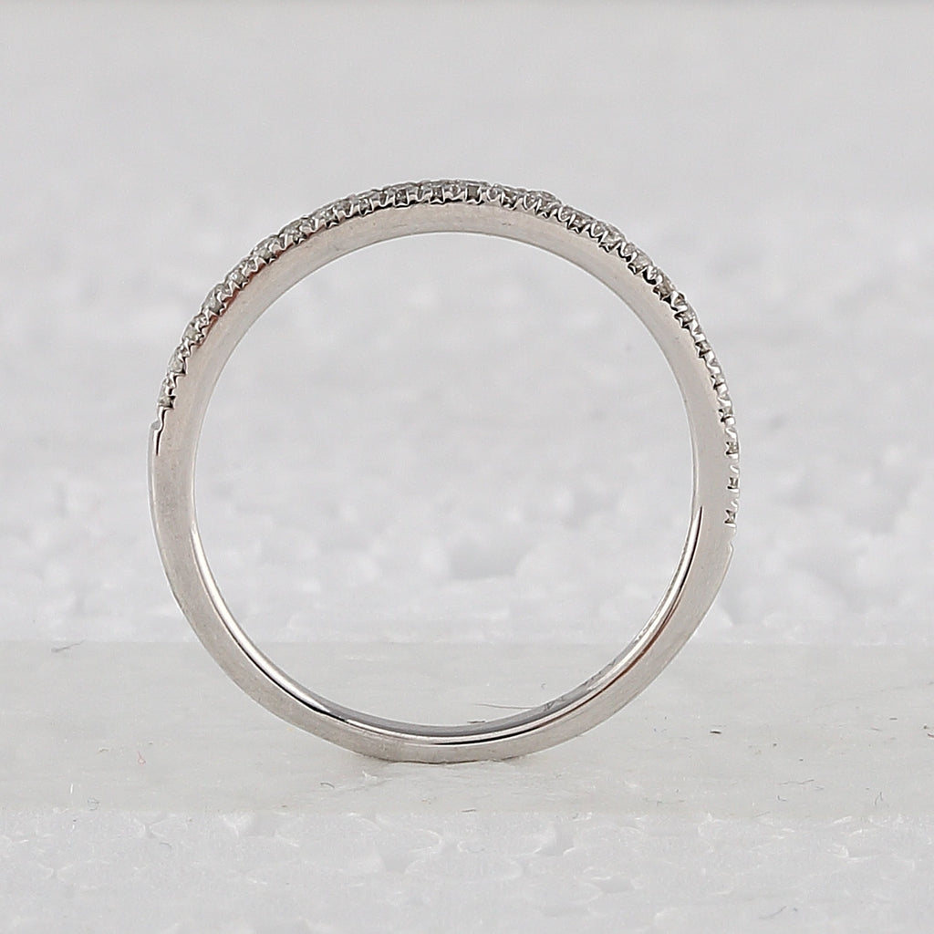 14kt White Gold Round Diamond Bridal Wedding Ring Band Set 1 Cttw