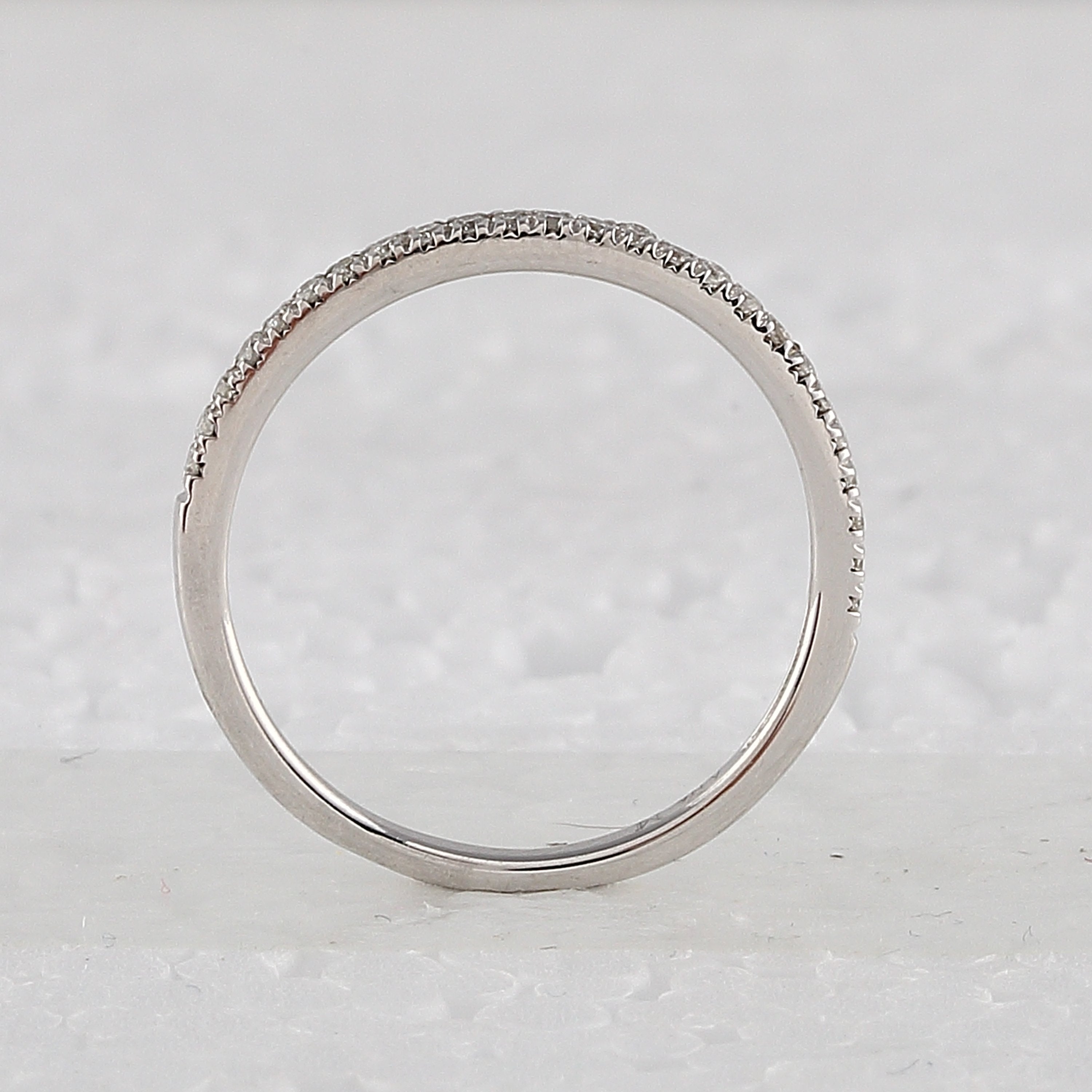 14kt White Gold Round Diamond Bridal Wedding Ring Band Set 1 Cttw