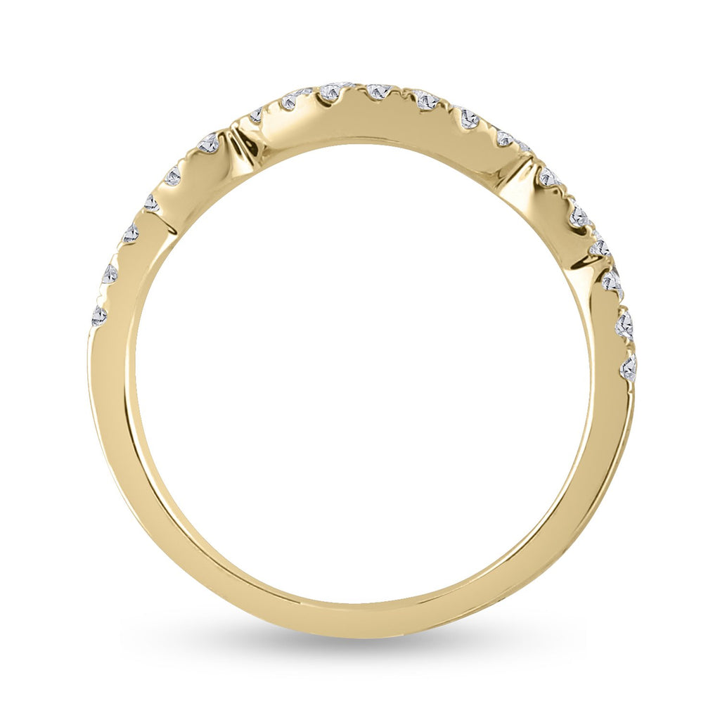14kt Yellow Gold Round Diamond Bridal Wedding Ring Band Set 1-1/3 Cttw