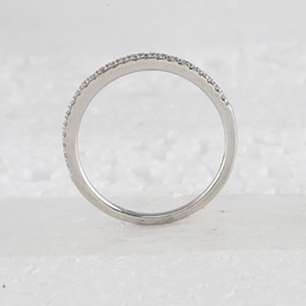 14kt White Gold Round Diamond Bridal Wedding Ring Band Set 1 Cttw