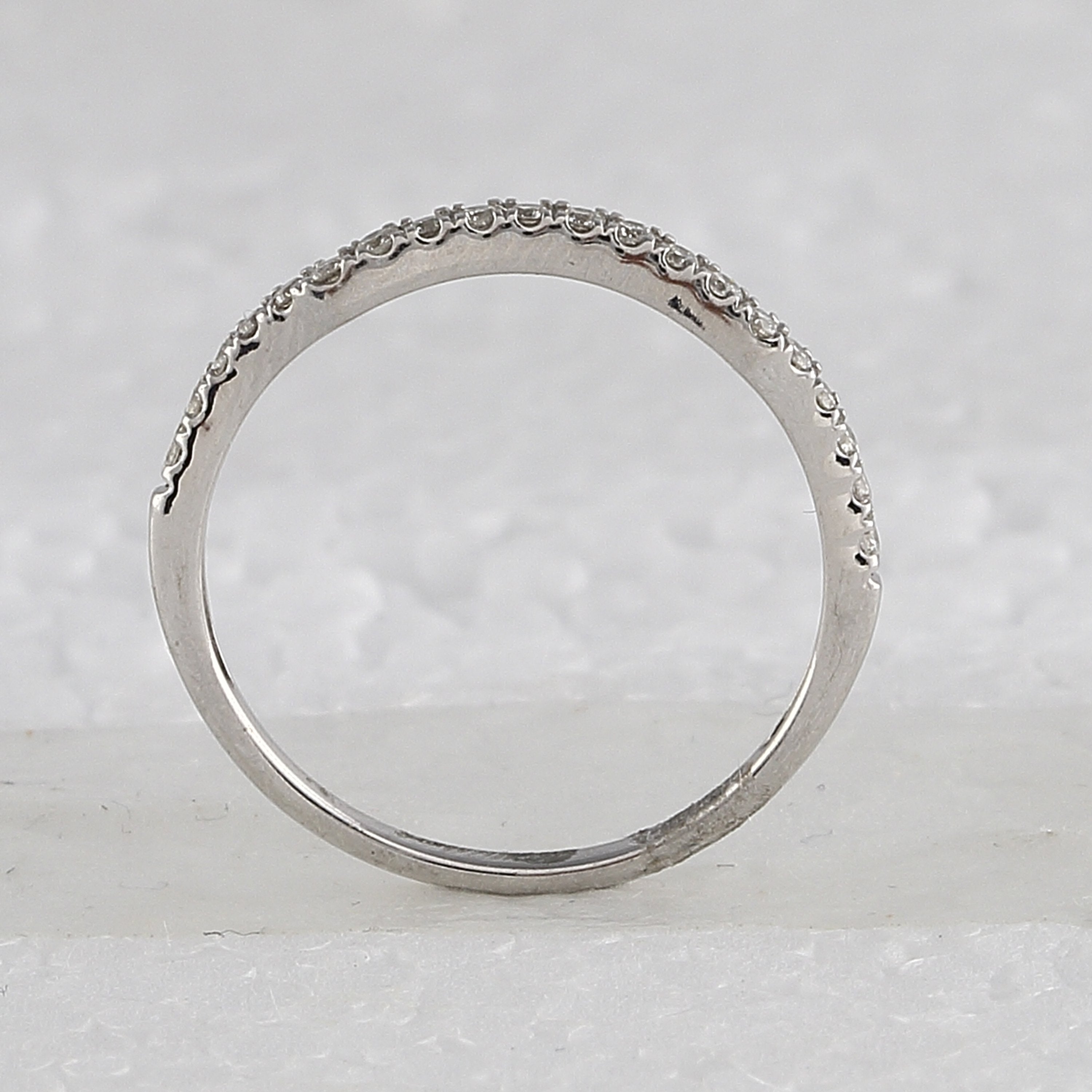 14kt White Gold Round Diamond Bridal Wedding Ring Band Set 1-1/2 Cttw